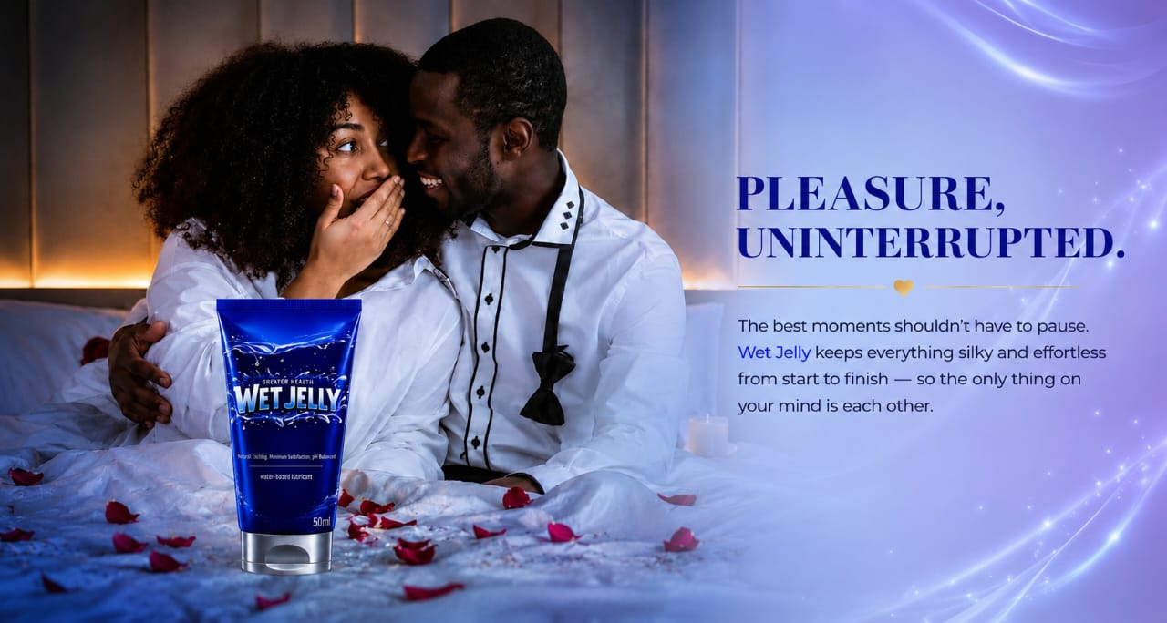 Pleasure, uninterrupted — Wet Jelly keeps everything silky and effortless from start to finish.